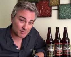 Kerr Smith consuming alcohol